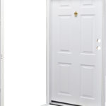 Doors and Windows Kinro Series 7660 Left Hand 36″ x 76″ with Knocker Viewer