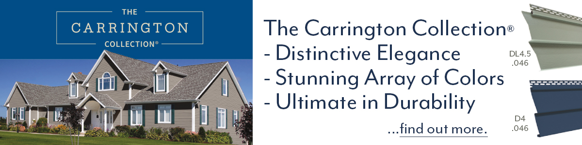 Monogram® Horizontal Vinyl Siding Products - CertainTeed