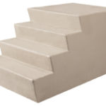 Steps, Decks, and Rails Fiberglass Steps The 48″ Wide Riser 7″ 21″x29″x48″