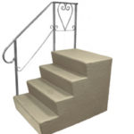 Steps, Decks, and Rails Fiberglass Steps The “B” Series Fiberglass Steps 7″ Riser 16″x18″x36″