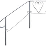 Steps, Decks, and Rails Standard Side Rail for 3 Step 18″ platform, 28″ deep, 32″ high
