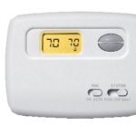 HVAC Thermostat Digital Non Programmable T-Stat (1H1C)