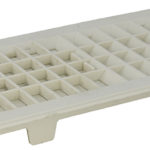 HVAC Plastic Floor Register 4″ x 10″ White (40/ctn)