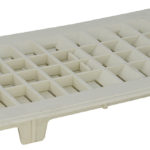 HVAC Plastic Floor Register 4″ x 8″ White (40/ctn)