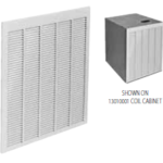 HVAC Louvered Grille for Coil Cabinet