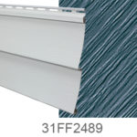 Fairfield D4 Siding Hampton Blue 0.044 Natural Cedar Woodgrain