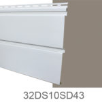 DuraSpan D5 SD Solid Siding Pebble Clay .040 Premium Soffit (matte) Smooth