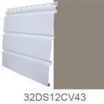 DuraSpan T4 CV Center Vent Siding Pebble Clay .040 Premium Soffit (matte) Smooth