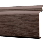 Foundation Covers Vinyl Top Trim Front-Chocolate