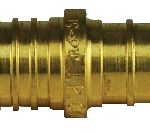 Plumbing Pex Adapter Coupling 1/2″ Pex x 1/2″ PB Barb/Brass, 25/Bag