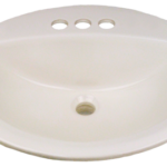 Plumbing Lavatory Sink 17 x 20 China Ivory