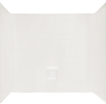 Plumbing One Piece Surround For 32 x 32 Pan, White