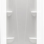 Plumbing Aquatic A2 Composite Shower – Back Wall 32 x 74 – White