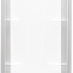 Plumbing Aquatic A2 Composite Shower – Side Wall 32 x 74 – White