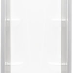 Plumbing Aquatic A2 Composite Shower – Side Wall 32 x 74 – White