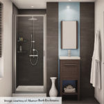 Plumbing Bath Shower Door – Hinged 28″ x 65″