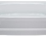 Plumbing ABS Tub 27 x 54 With Apron, Left Hand, White