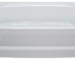 Plumbing ABS Tub 27 x 54 With Apron, Right Hand, White