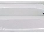 Plumbing One Piece Shower Pan 28 x 54 Almond Left Hand