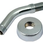 Plumbing 1/2″ Shower Arm and Flange ABS, Chrome