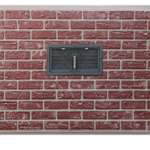 Foundation Covers Mason’s Brick Panel 36 x 60 Red Brick, Vented, Bundle 5