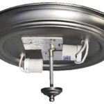 Electrical Ceiling Fixture 13″ 2LT Brushed Nickel