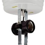 Electrical Ceiling Fixture 2LT Gloss White