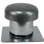 Electrical Roof Cap With Flange, 7″ Diameter