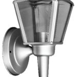 Electrical Porch Light Torch Style Brushed Nickel 1 Light