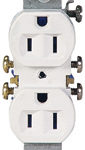 Electrical Receptacle Duplex 15Amp 125 Volt White