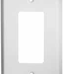 Electrical Rocker Switch Coverplate Single Paddle Ivory