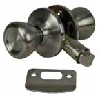 Doors and Windows Passage Lock Set Stainless Steel