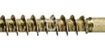 Doors and Windows Phillips Recess Screw Flat Head  1″ Brass 100 per Bag