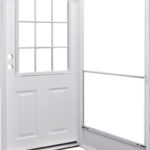 Kinro Series 7660 Right Hand 34″ x 76″ with 6-Panel Door with 9-Lite Lite