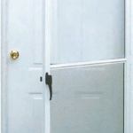 Doors and Windows Kinro Series 7660 Right Hand 34″ x 80″ with 6-Panel Door with 9-Lite Lite