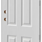 Doors and Windows Kinro Series 5500 Outswing Steel Door Outswing Steel Entry Door, Left-Hand 34″ x 76″, 4-Lite