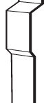Perrenia Perrenia Half-Round Starter Clip Aluminum