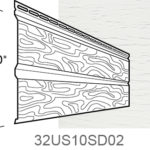 Universal Soffit D5 SD Solid Siding White Birch