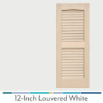 Perrenia Traditional Open Louvered Shutter