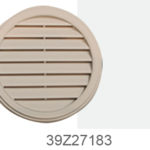 Perrenia Round Gable Vent White Birch 20″ Round Gable Vent