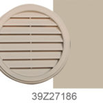 Perrenia Round Gable Vent Warm Sandalwood 20″ Round Gable Vent